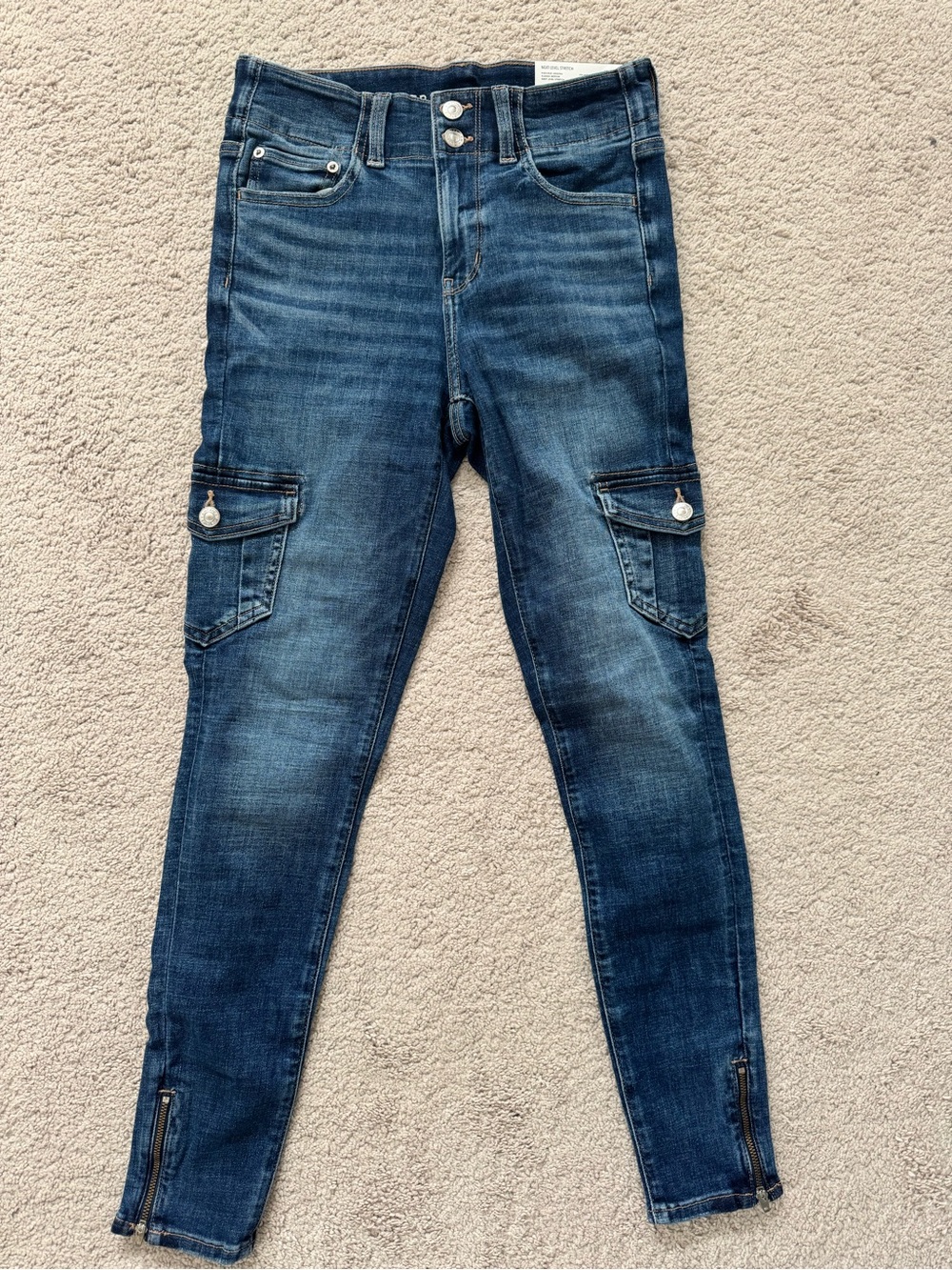 American Eagle Dark Blue High-Rise Jegging